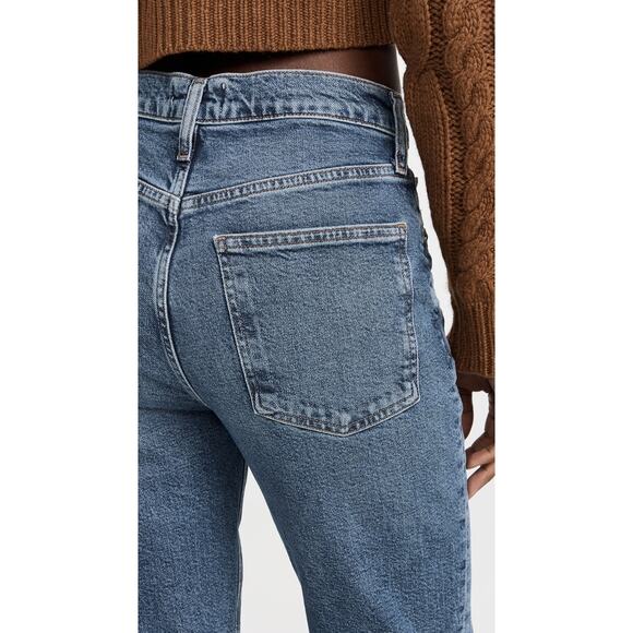 AGOLDE Vintage High Rise Boot Jeans US 27 Prophecy Mid Blue Wash Denim Classic - Picture 2 of 11